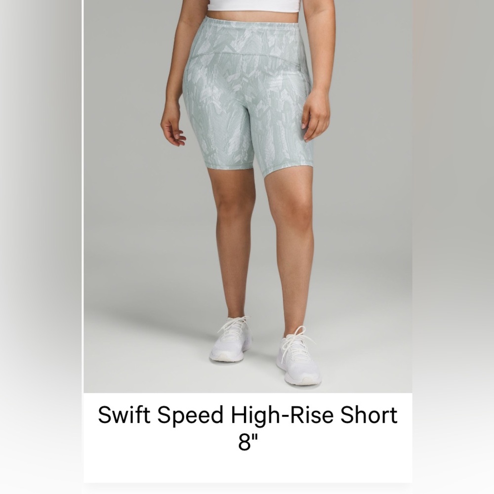 Lululemon high rise bike shorts. Sz12
